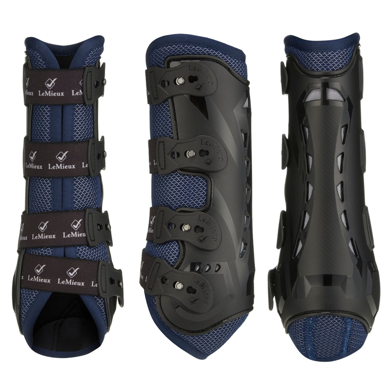 LeMieux Ultra Mesh Snug Boot - Hinds - Navy-1